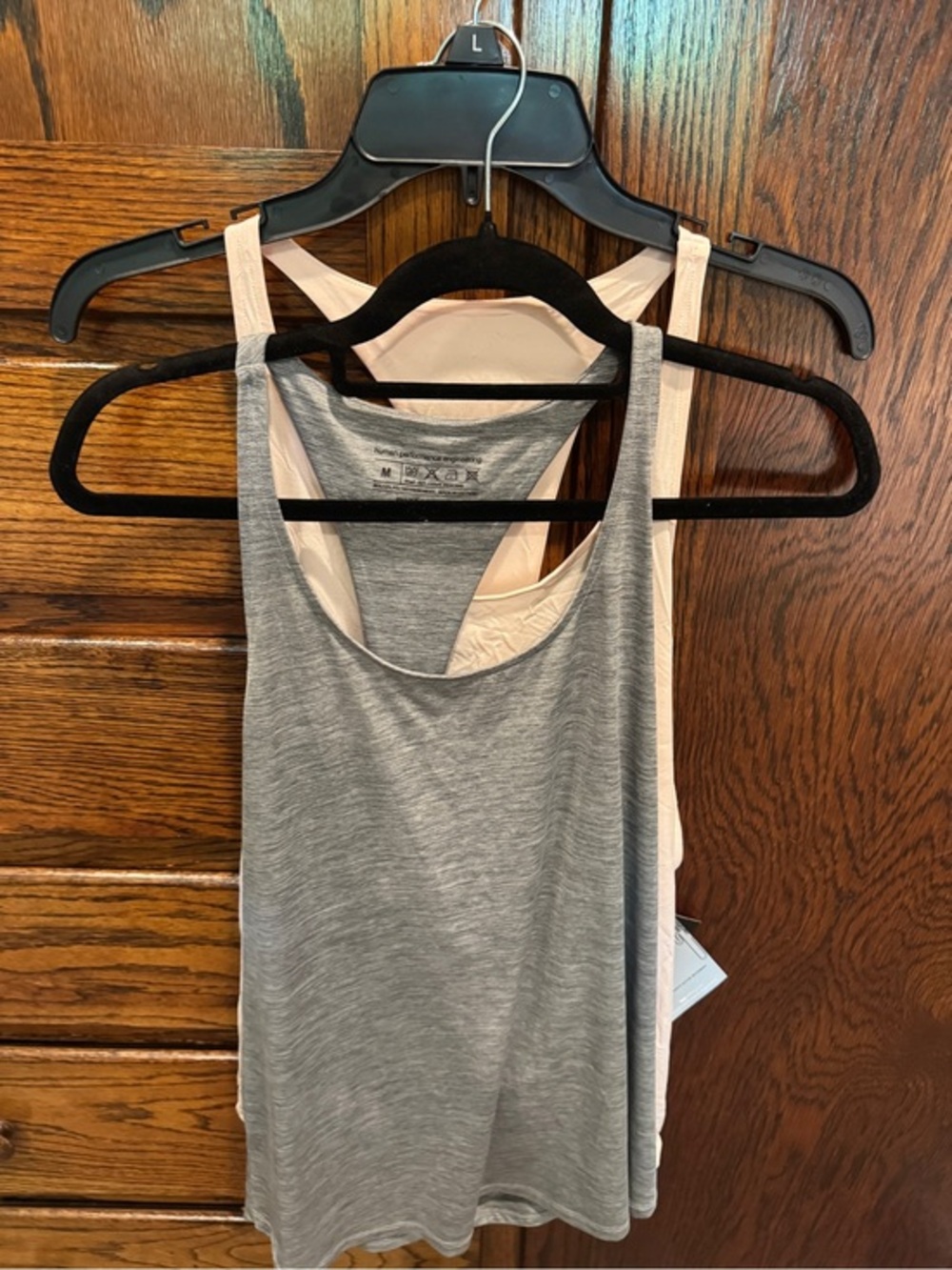 Racerback Tanks bundle - Gray & Blush